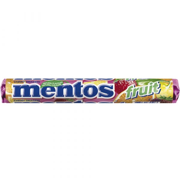 MENTOS HEDELMÄ 38G