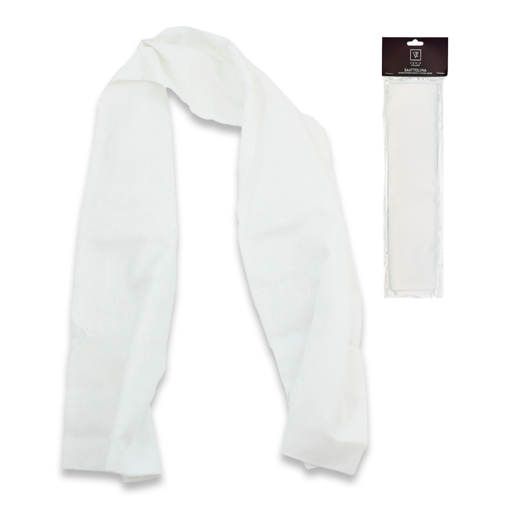 Saattoliina valkoinen 150x30cm Saattoliina valkoinen 150x30cm