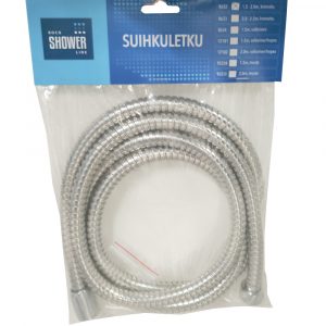 Suihkuletku venyvä 1,5-2m kromattu