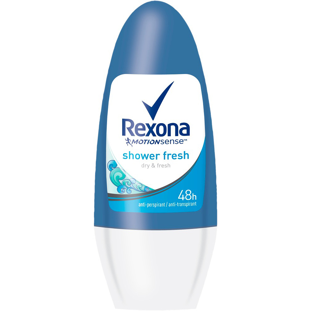 Shower fresh. Rexona Motion activated Shower clean.
