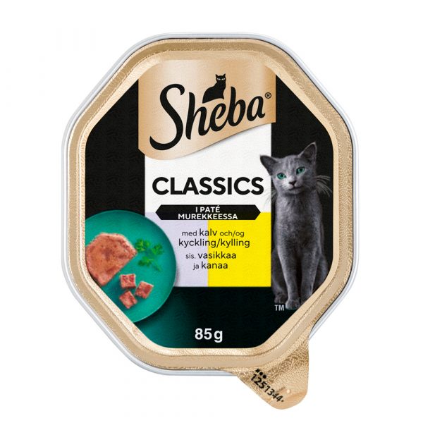 SHEBA CLASSICS 85g VASIKKAA JA KANAA