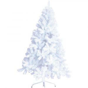 Joulukuusi 180cm   valkoinen met.jalka