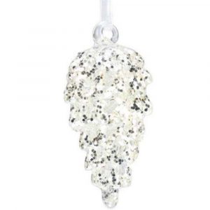 Lasikäpy 6cm       hopeakimalle