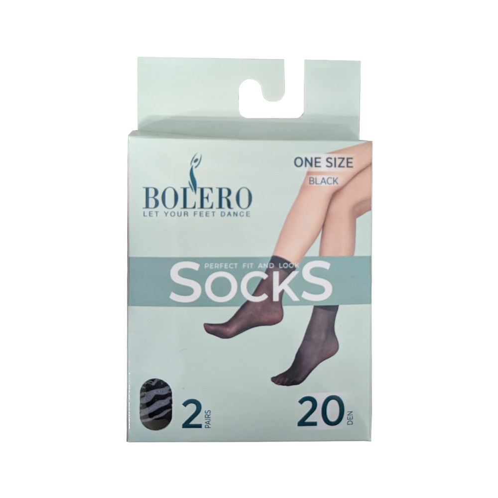 N nilkkasukat      2-pack opaque musta