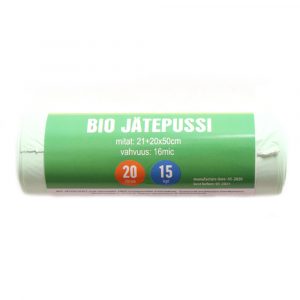 BIO JÄTEPUSSI      20L/15KPL