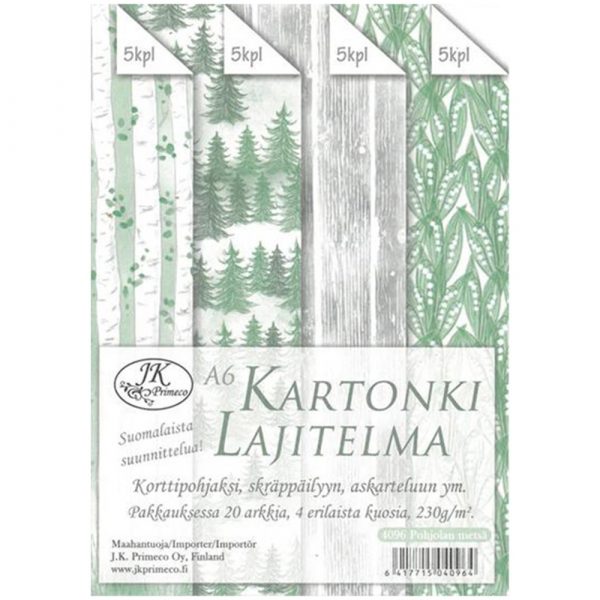 KUVIOPAPERILEHTIÖ  METSÄ A6/20ARKKIA