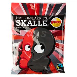 BUBS Skalle 90g hallon/lakrits BUBS Skalle 90g hallon/lakrits