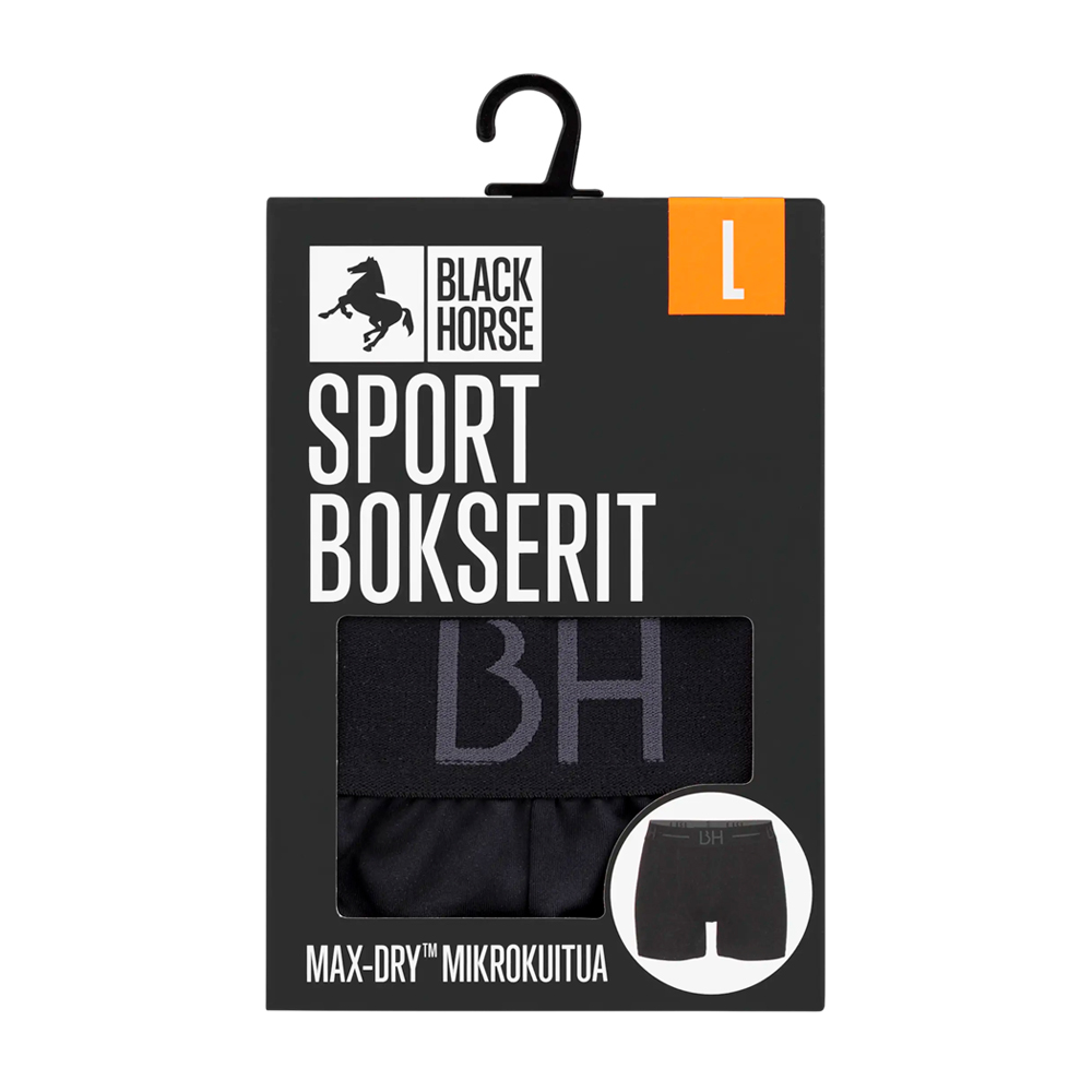 M boxerit BH sport musta XL M boxerit BH sport musta XL