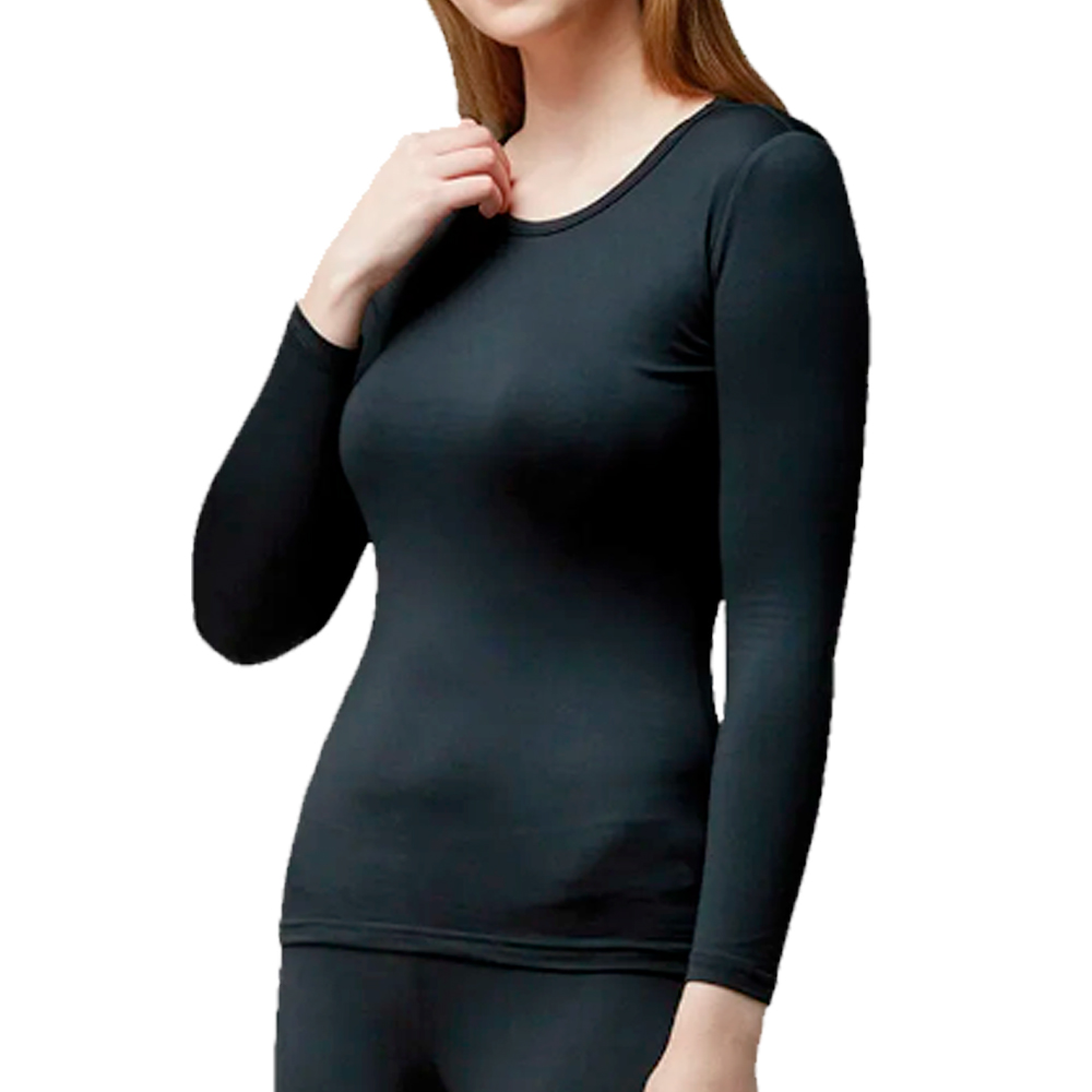 N aluspaita bambu 1/1-hiha musta m N aluspaita bambu 1/1-hiha musta m