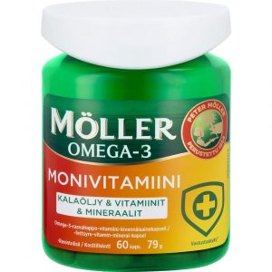 MÖLLER OMEGA-3     MONIVITAMIINI 60KAP