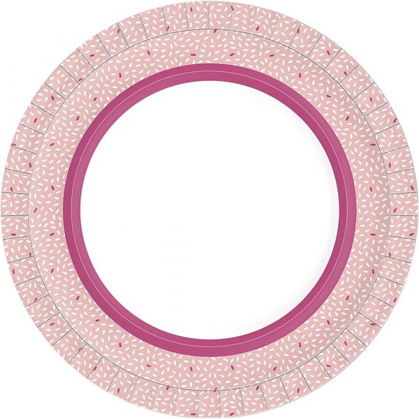 KARTONKILAUTANEN   22cm/10kpl PINKKI