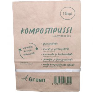 KOMPOSTIPUSSI 15kpl PAPERINEN