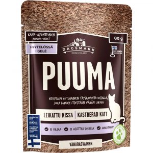 DAGSMARK PUUMA 80g KANA&HYÖNTEINEN