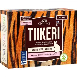 DAGSMARK Tiikeri   8x80g kana&kalkkuna