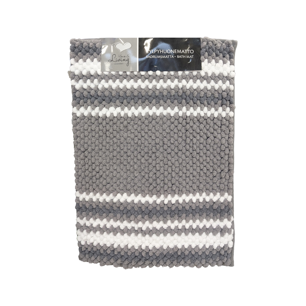 Kylpyhuonematto    45x60cm harmaa