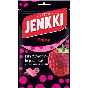 JENKKI ENJOY RASPB-LIQUORICE 100g