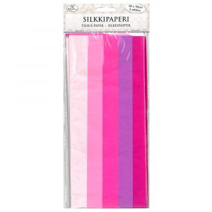 SILKKIPAPERI 50x70 5ark/pkt PINKKI