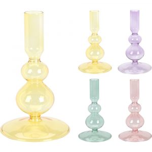 KYNTTILÄNJALKA 16cm LASIA