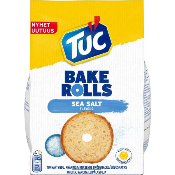 TUC BAKE ROLLS SALT 150g        (2.49)