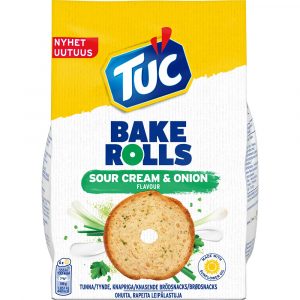 TUC BAKE ROLLS SOUR CREAM&ONION 150g