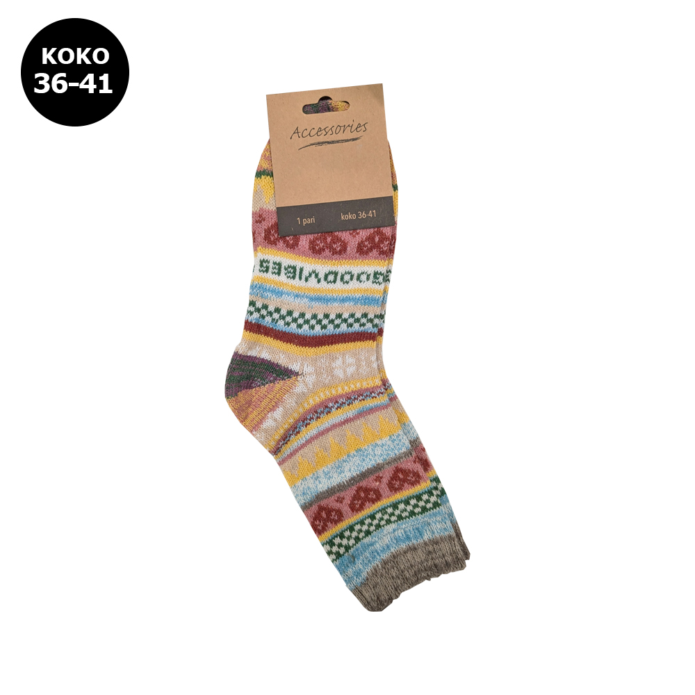 N talvisukka 36-41 värilajitelma