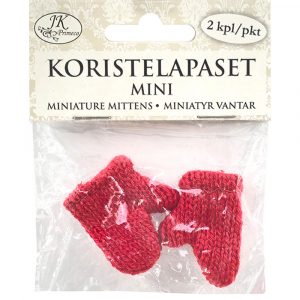 KORISTELAPASET MINI 2KPL PUN.  (2.50)