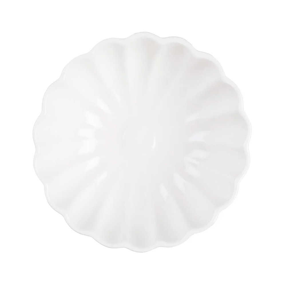 Kulho 12x4,5cm/3dl valkoinen kukka Kulho 12x4,5cm/3dl valkoinen kukka