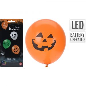 HALLOWEEN ILMAPALLO LED 3kpl