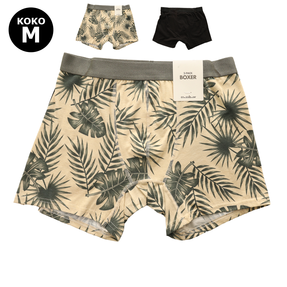 M boxerit 2-pack m kuosi/yv musta