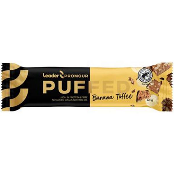 LEADER PROMOUR     PUFFED BANANA TOFFE