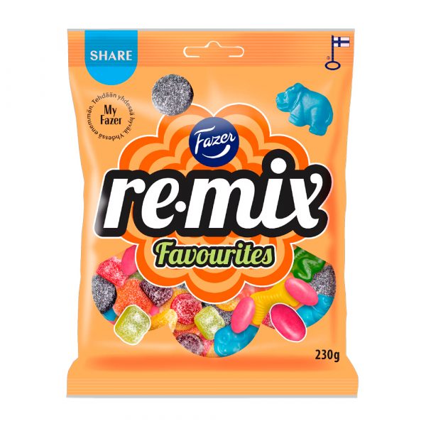 FAZER REMIX 230g   FAVOURITES   (2.69)