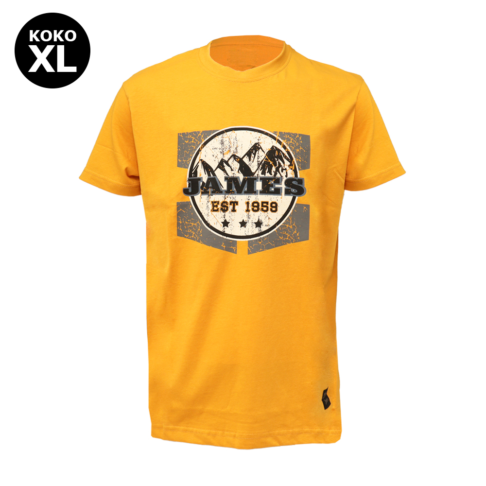 M JAMES T-paita XL Anakie keltainen