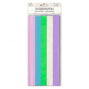 SILKKIPAPERI 50X70 5ark/pkt PASTELLI
