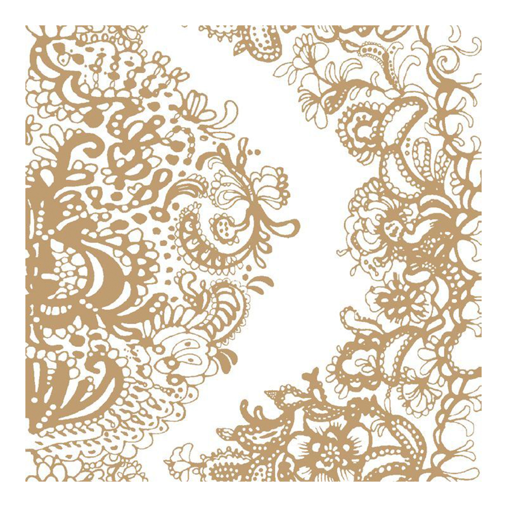 Lautasliina 24cm   Mandariini Gold