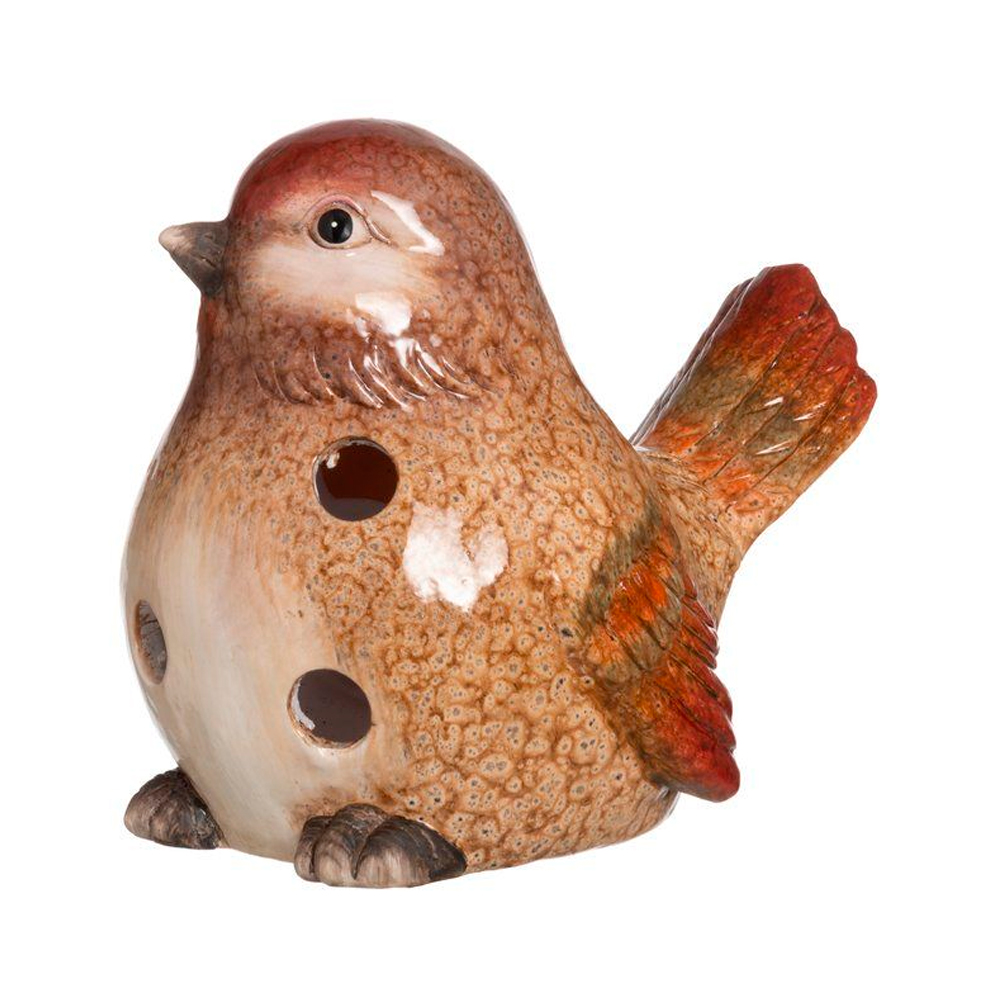 Kynttilälyhty lintu 18cm Kynttilälyhty lintu 18cm