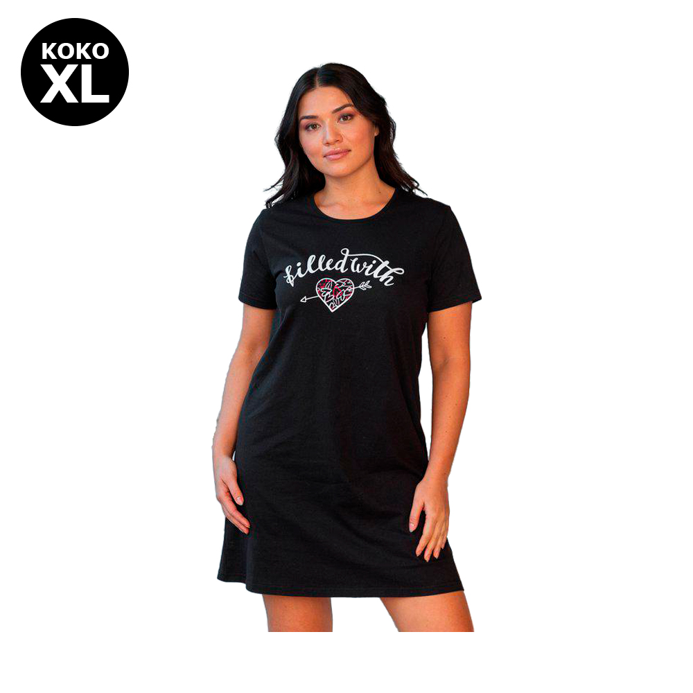 N YÖPAITA SYDÄN    MUSTA XL