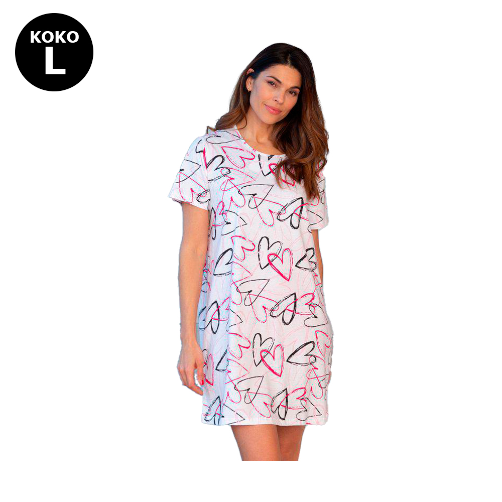 N YÖPAITA SYDÄN    VALKOINEN L