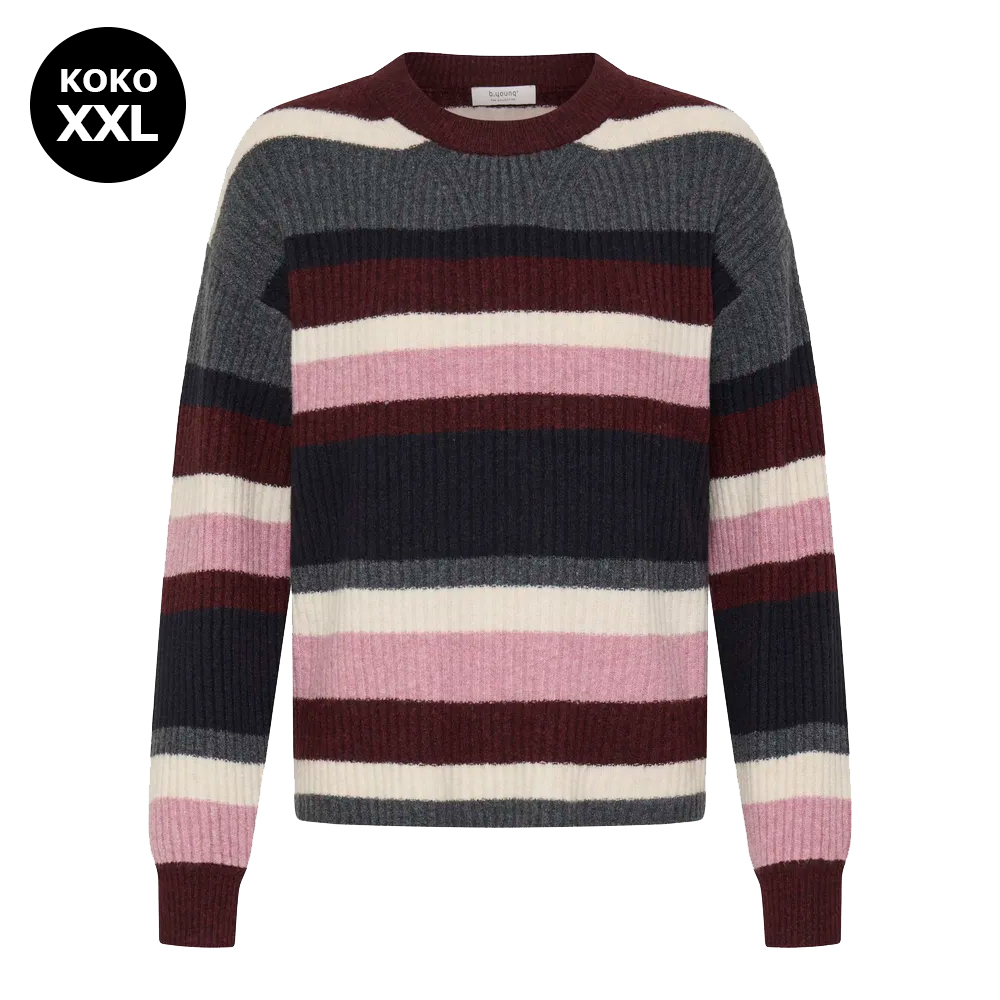 N Neulepusero raita viini XXL