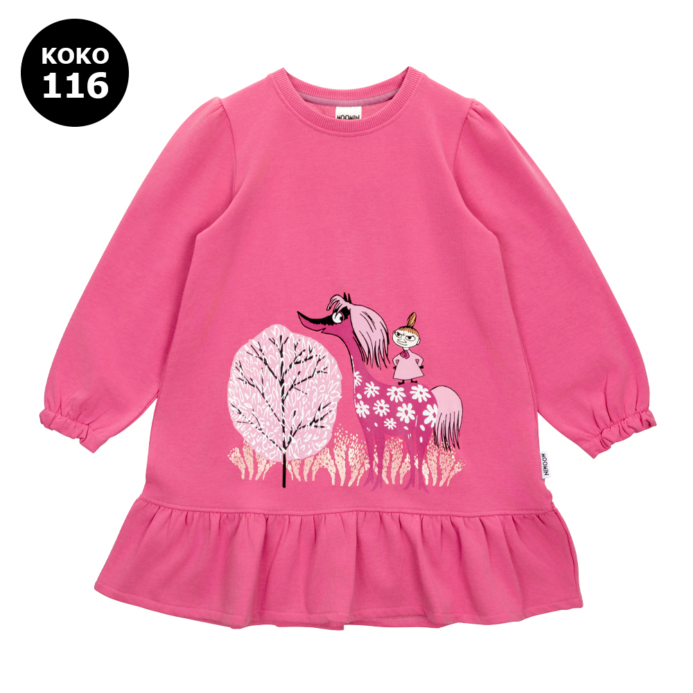 T Muumi mekko Kikka pinkki 116