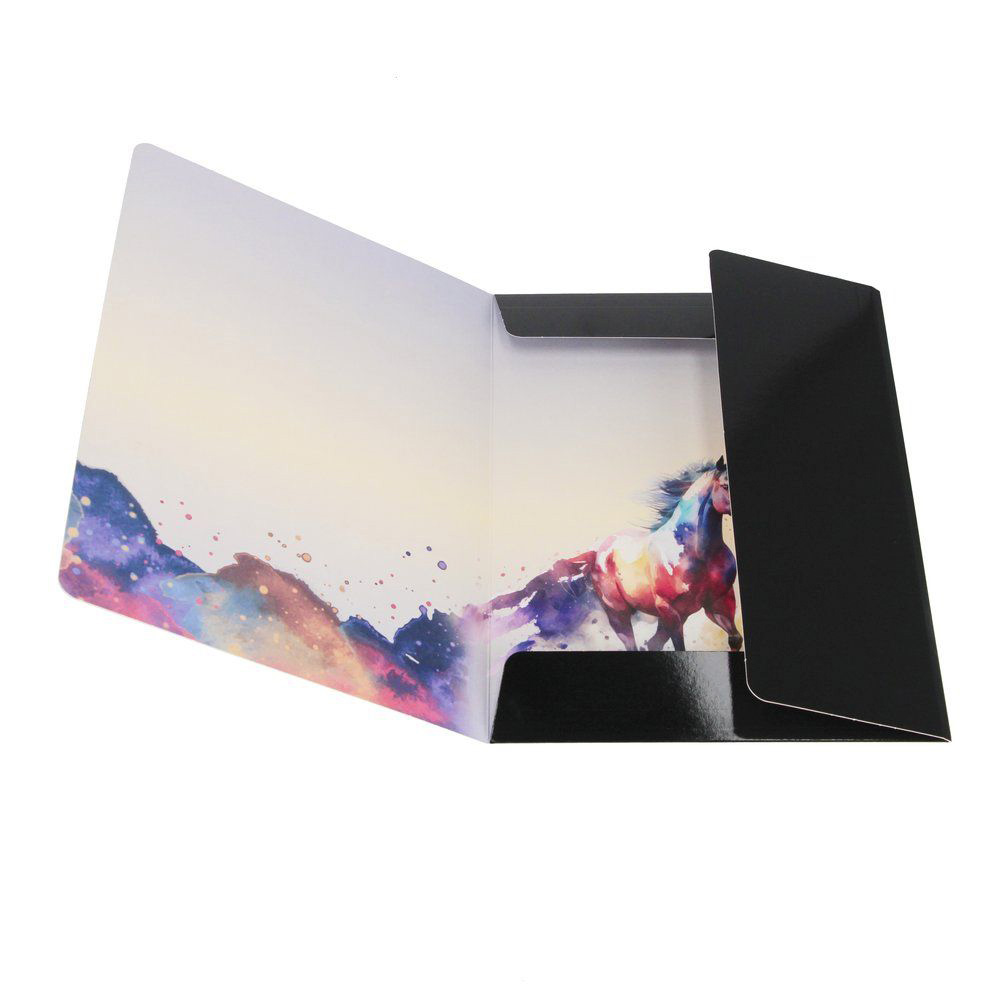 Kulmalukkokansio A4 hevoset Kulmalukkokansio A4 hevoset