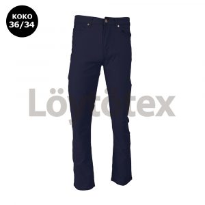 M housut 708 stretc twill 36"/34" navy