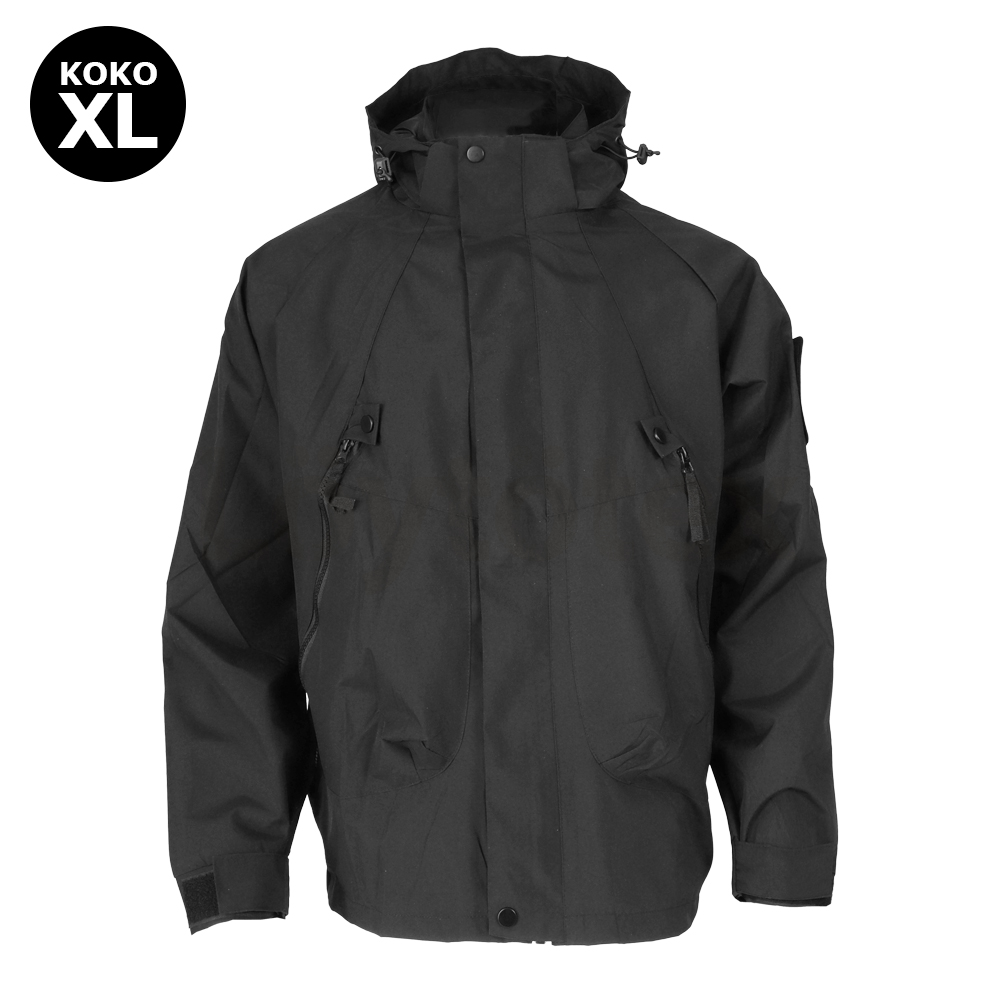 M ulkoilutakki     tekninen musta XL