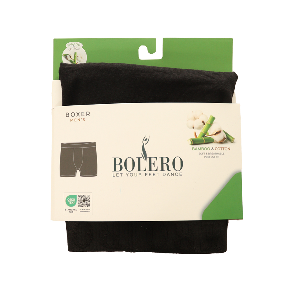 M boxerit bambu/   puuvilla xl musta