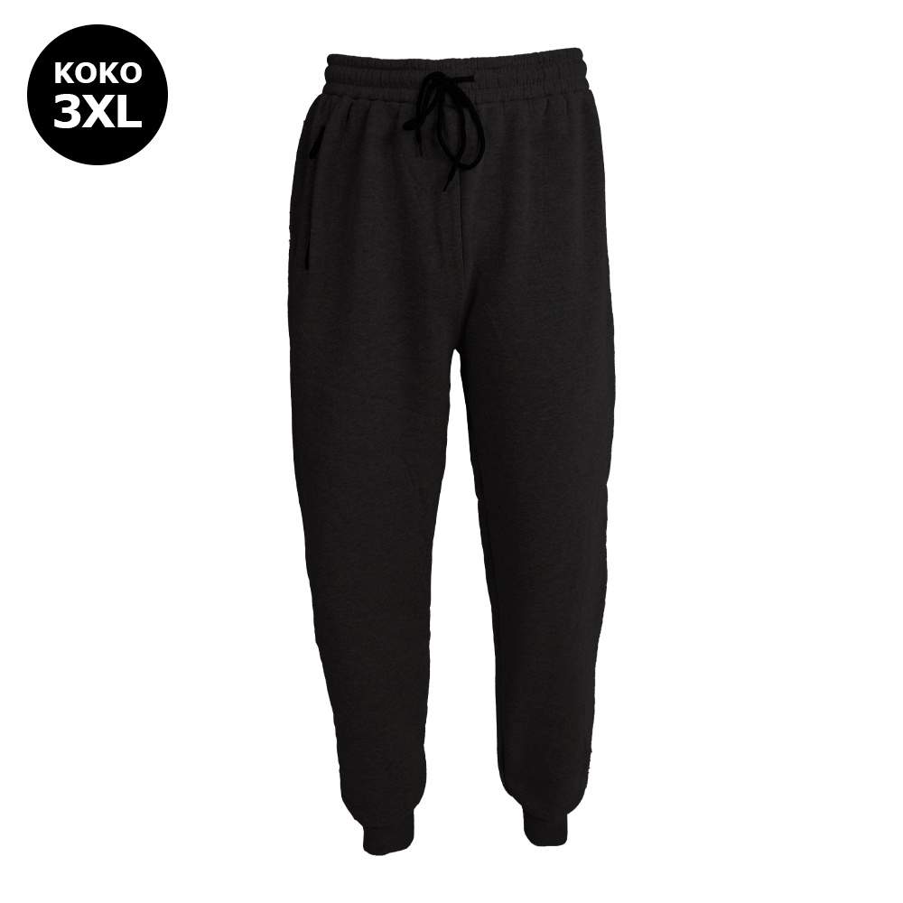 M Collegehousut    musta 3XL