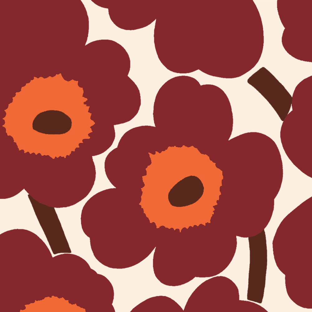 Lautasliina 33cm   Unikko punakerma