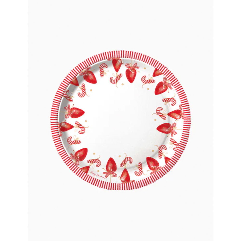 Lautanen 22cm/12kpl Joulukaramelli