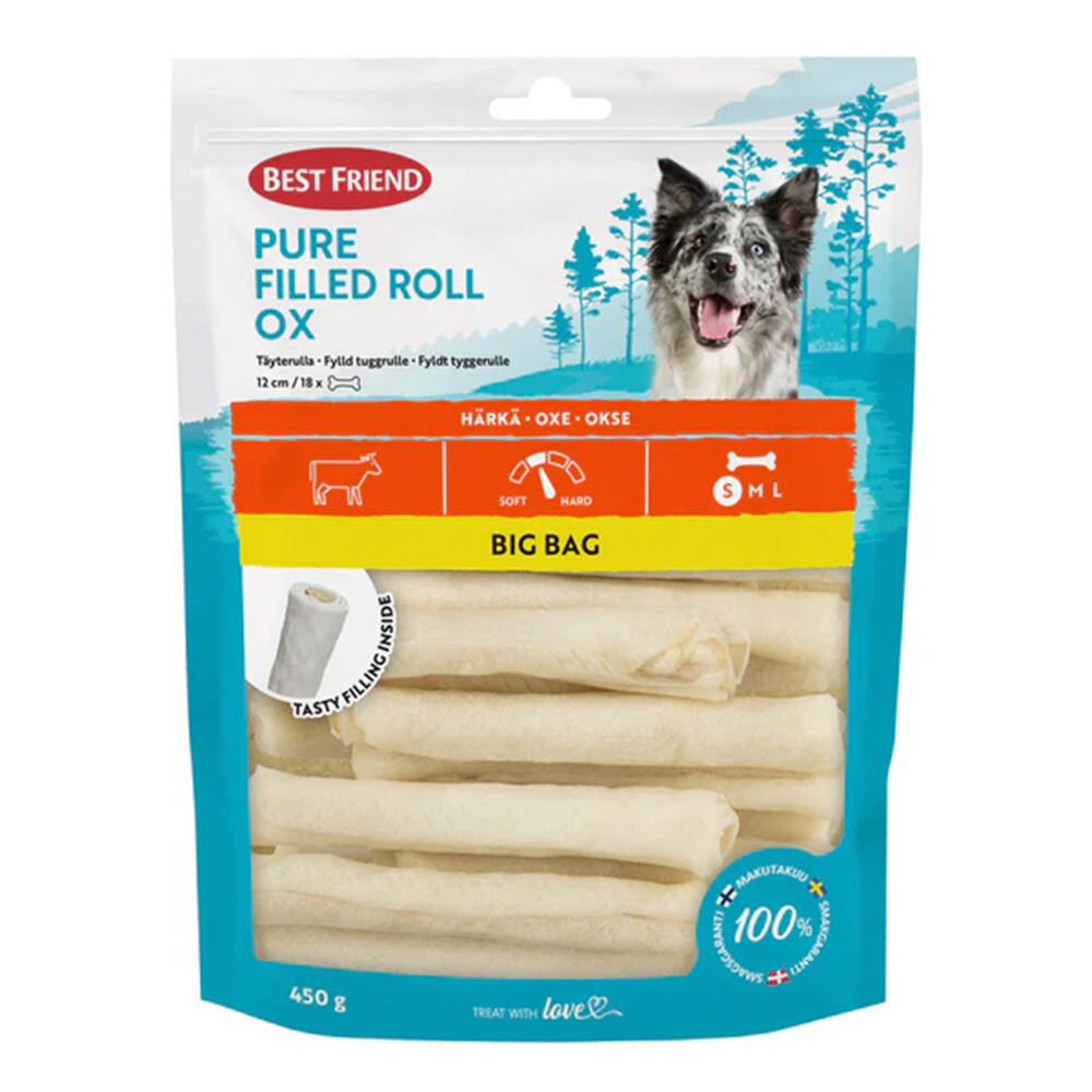 BF PURE TÄYTERULLA HÄRKÄ 12cm 18KPL