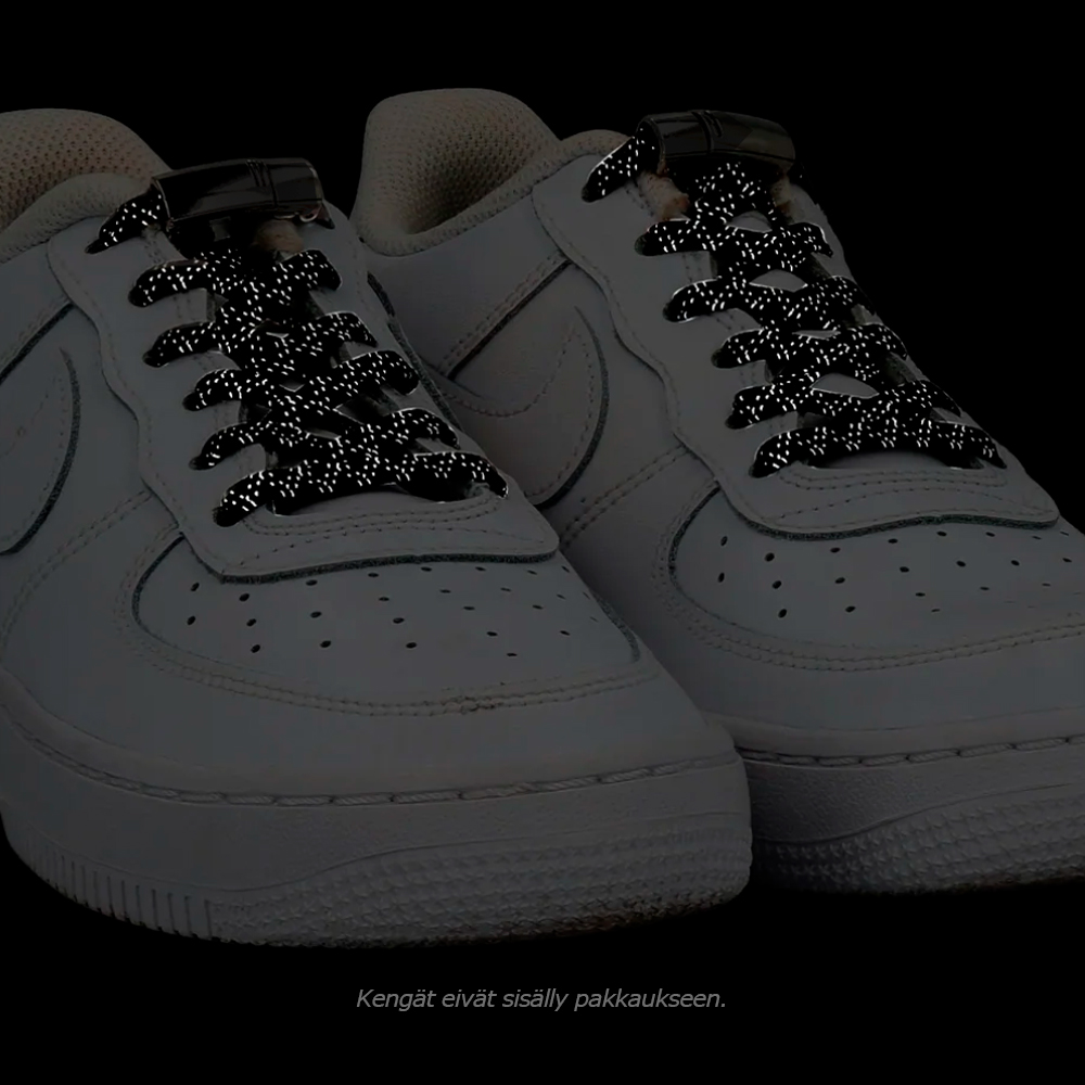 EEZYBEEZY venyvät kengännauhat black EEZYBEEZY venyvät kengännauhat black