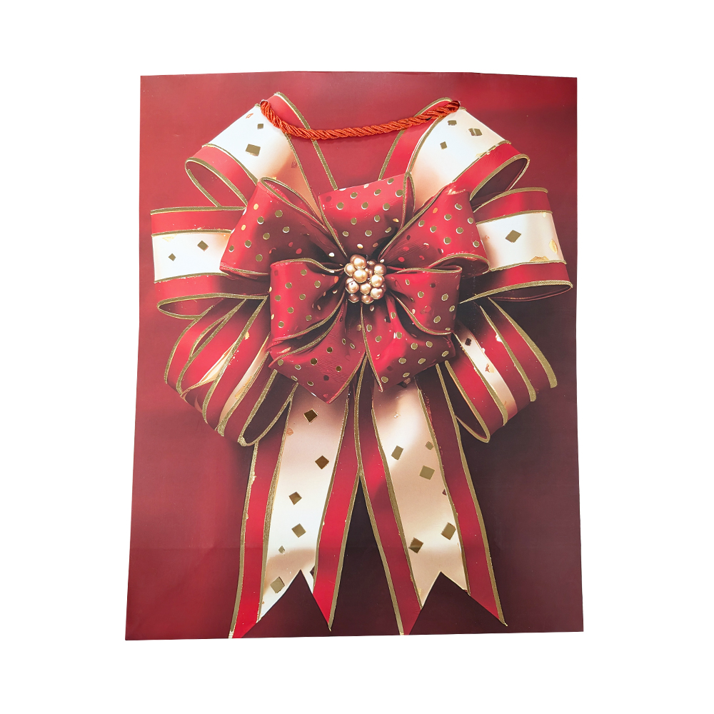 Lahjakassi 26x32cm joulukranssi Lahjakassi 26x32cm joulukranssi