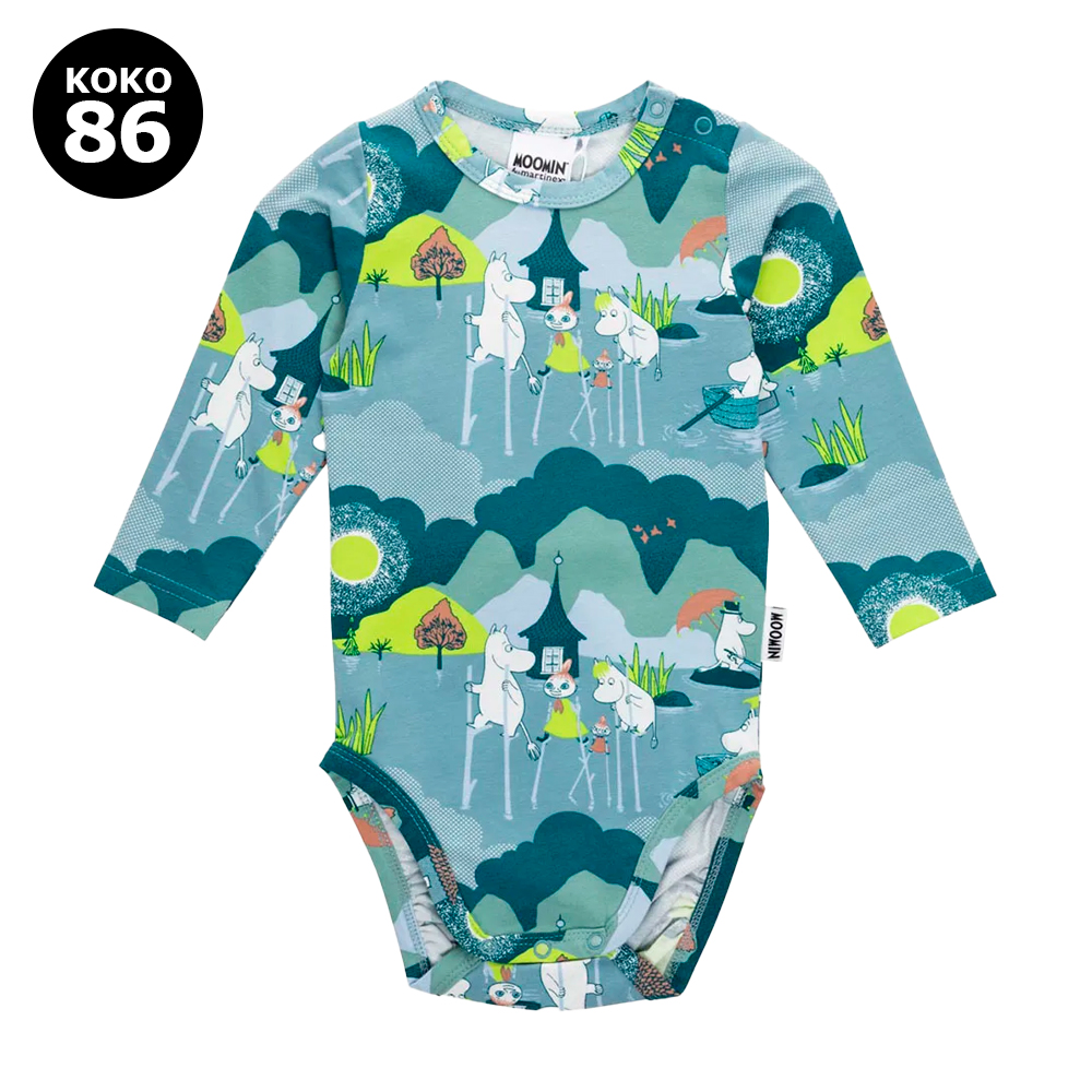 V Muumi Body       sininen 86